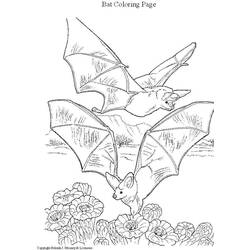 Dibujo para colorear: Muerciélago (Animales) #2027 - Dibujos para Colorear e Imprimir Gratis