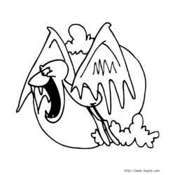 Dibujo para colorear: Muerciélago (Animales) #2045 - Dibujos para Colorear e Imprimir Gratis