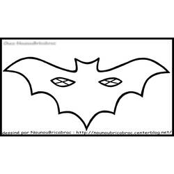 Dibujo para colorear: Muerciélago (Animales) #2051 - Dibujos para Colorear e Imprimir Gratis