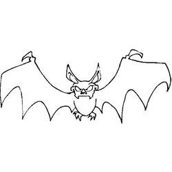 Dibujo para colorear: Muerciélago (Animales) #2103 - Dibujos para Colorear e Imprimir Gratis
