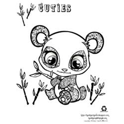 Dibujo para colorear: Panda (Animales) #12441 - Dibujos para Colorear e Imprimir Gratis