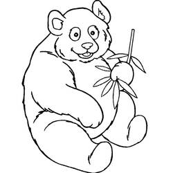 Dibujo para colorear: Panda (Animales) #12444 - Dibujos para Colorear e Imprimir Gratis