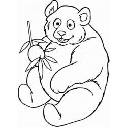 Dibujo para colorear: Panda (Animales) #12455 - Dibujos para Colorear e Imprimir Gratis