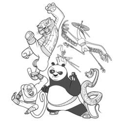 Dibujo para colorear: Panda (Animales) #12456 - Dibujos para Colorear e Imprimir Gratis