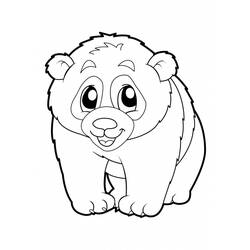 Dibujo para colorear: Panda (Animales) #12464 - Dibujos para Colorear e Imprimir Gratis