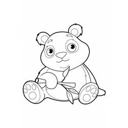 Dibujo para colorear: Panda (Animales) #12489 - Dibujos para Colorear e Imprimir Gratis