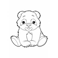 Dibujo para colorear: Panda (Animales) #12506 - Dibujos para Colorear e Imprimir Gratis