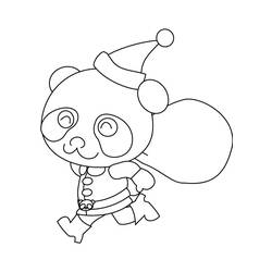 Dibujo para colorear: Panda (Animales) #12524 - Dibujos para Colorear e Imprimir Gratis