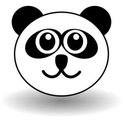 Dibujo para colorear: Panda (Animales) #12541 - Dibujos para Colorear e Imprimir Gratis