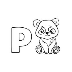 Dibujo para colorear: Panda (Animales) #12546 - Dibujos para Colorear e Imprimir Gratis