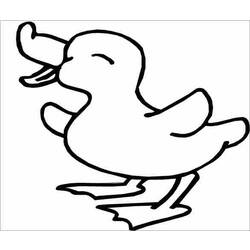 Dibujo para colorear: Pato (Animales) #1451 - Dibujos para Colorear e Imprimir Gratis