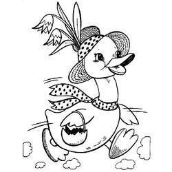 Dibujo para colorear: Pato (Animales) #1486 - Dibujos para Colorear e Imprimir Gratis
