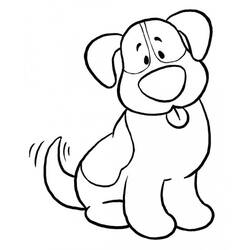 Dibujo para colorear: Perro (Animales) #17 - Dibujos para Colorear e Imprimir Gratis