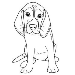 Dibujo para colorear: Perro (Animales) #45 - Dibujos para Colorear e Imprimir Gratis