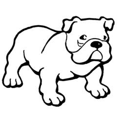 Dibujo para colorear: Perro (Animales) #55 - Dibujos para Colorear e Imprimir Gratis