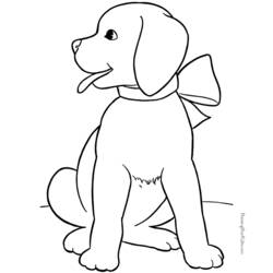 Dibujo para colorear: Perro (Animales) #57 - Dibujos para Colorear e Imprimir Gratis