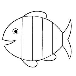 Dibujo para colorear: Pescado (Animales) #17027 - Dibujos para Colorear e Imprimir Gratis