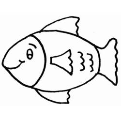 Dibujo para colorear: Pescado (Animales) #17028 - Dibujos para Colorear e Imprimir Gratis
