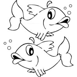 Dibujo para colorear: Pescado (Animales) #17042 - Dibujos para Colorear e Imprimir Gratis