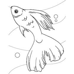 Dibujo para colorear: Pescado (Animales) #17043 - Dibujos para Colorear e Imprimir Gratis