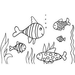 Dibujo para colorear: Pescado (Animales) #17061 - Dibujos para Colorear e Imprimir Gratis
