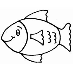 Dibujo para colorear: Pescado (Animales) #17074 - Dibujos para Colorear e Imprimir Gratis