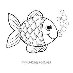 Dibujo para colorear: Pescado (Animales) #17110 - Dibujos para Colorear e Imprimir Gratis