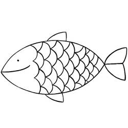 Dibujo para colorear: Pescado (Animales) #17200 - Dibujos para Colorear e Imprimir Gratis