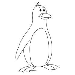 Dibujo para colorear: Pingüino (Animales) #16824 - Dibujos para Colorear e Imprimir Gratis