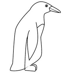 Dibujo para colorear: Pingüino (Animales) #16832 - Dibujos para Colorear e Imprimir Gratis