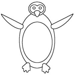 Dibujo para colorear: Pingüino (Animales) #16840 - Dibujos para Colorear e Imprimir Gratis