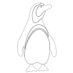 Dibujo para colorear: Pingüino (Animales) #16891 - Dibujos para Colorear e Imprimir Gratis