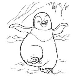 Dibujo para colorear: Pingüino (Animales) #16911 - Dibujos para Colorear e Imprimir Gratis