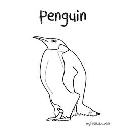 Dibujo para colorear: Pingüino (Animales) #16969 - Dibujos para Colorear e Imprimir Gratis