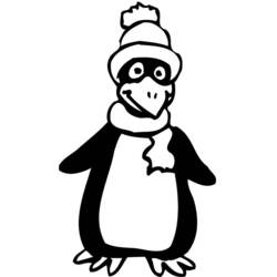 Dibujo para colorear: Pingüino (Animales) #17018 - Dibujos para Colorear e Imprimir Gratis