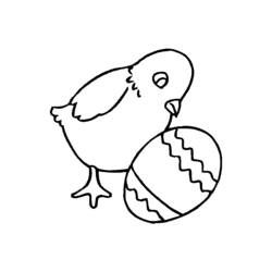 Dibujo para colorear: Polluelo (Animales) #15349 - Dibujos para Colorear e Imprimir Gratis