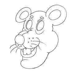 Dibujo para colorear: Rata (Animales) #15253 - Dibujos para Colorear e Imprimir Gratis