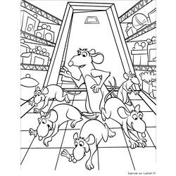 Dibujo para colorear: Rata (Animales) #15284 - Dibujos para Colorear e Imprimir Gratis