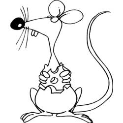 Dibujo para colorear: Ratón (Animales) #13949 - Dibujos para Colorear e Imprimir Gratis