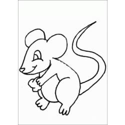 Dibujo para colorear: Ratón (Animales) #13952 - Dibujos para Colorear e Imprimir Gratis