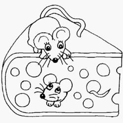Dibujo para colorear: Ratón (Animales) #13969 - Dibujos para Colorear e Imprimir Gratis