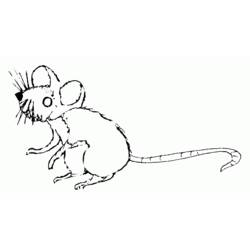 Dibujo para colorear: Ratón (Animales) #13974 - Dibujos para Colorear e Imprimir Gratis