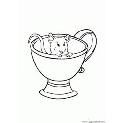 Dibujo para colorear: Ratón (Animales) #13991 - Dibujos para Colorear e Imprimir Gratis