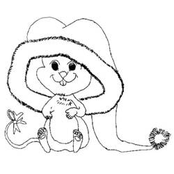 Dibujo para colorear: Ratón (Animales) #14001 - Dibujos para Colorear e Imprimir Gratis