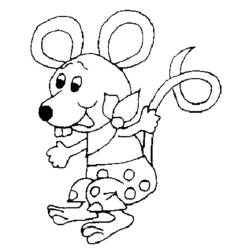 Dibujo para colorear: Ratón (Animales) #14053 - Dibujos para Colorear e Imprimir Gratis
