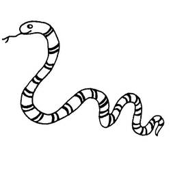 Dibujo para colorear: Serpiente (Animales) #14349 - Dibujos para Colorear e Imprimir Gratis