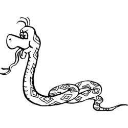 Dibujo para colorear: Serpiente (Animales) #14354 - Dibujos para Colorear e Imprimir Gratis