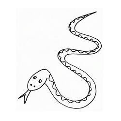 Dibujo para colorear: Serpiente (Animales) #14370 - Dibujos para Colorear e Imprimir Gratis