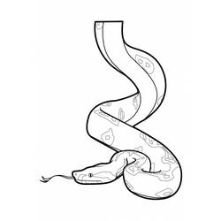 Dibujo para colorear: Serpiente (Animales) #14382 - Dibujos para Colorear e Imprimir Gratis
