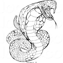 Dibujo para colorear: Serpiente (Animales) #14388 - Dibujos para Colorear e Imprimir Gratis
